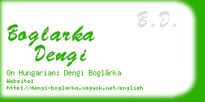 boglarka dengi business card